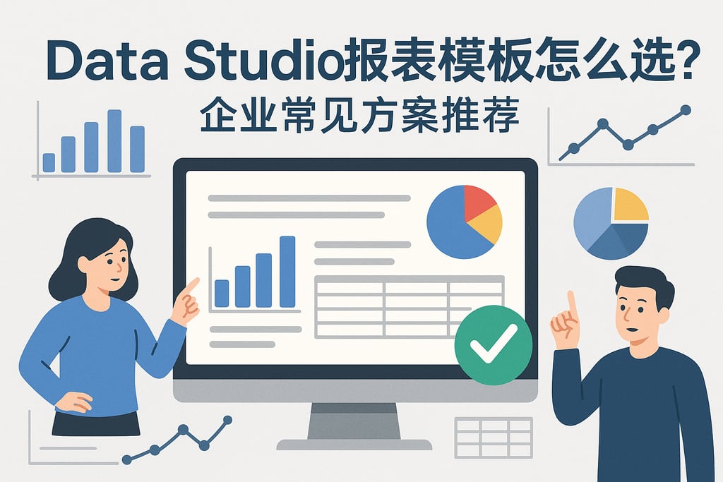 Data Studio报表模板怎么选？企业常见方案推荐